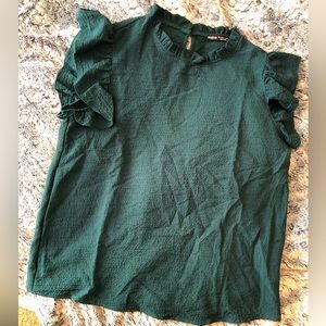SHEIN ruffle sleeves top